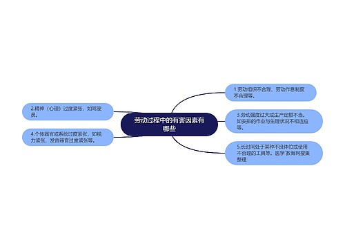 劳动过程中的有害因素有哪些