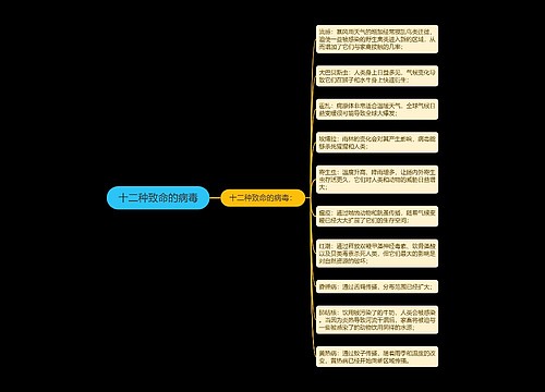 十二种致命的病毒