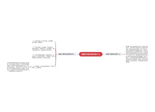 胃肠外营养指征是什么