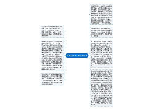 环境卫生学：粉尘的危害