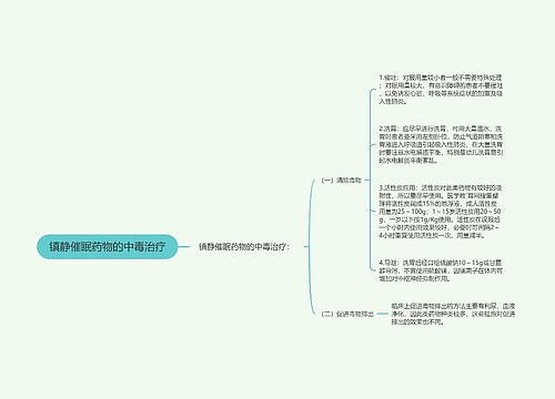 镇静催眠药物的中毒治疗