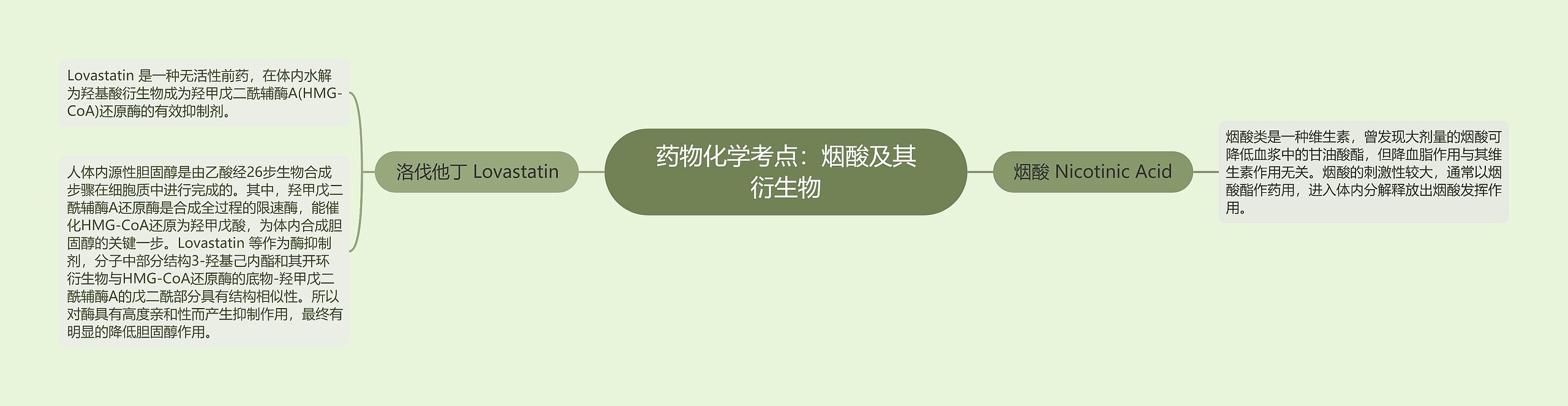 药物化学考点：烟酸及其衍生物