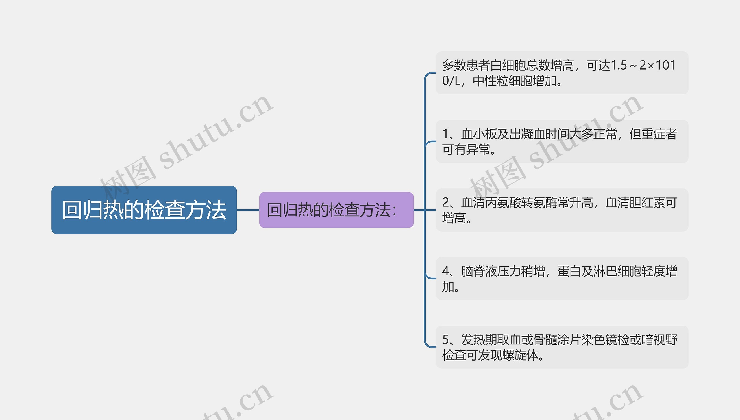 回归热的检查方法