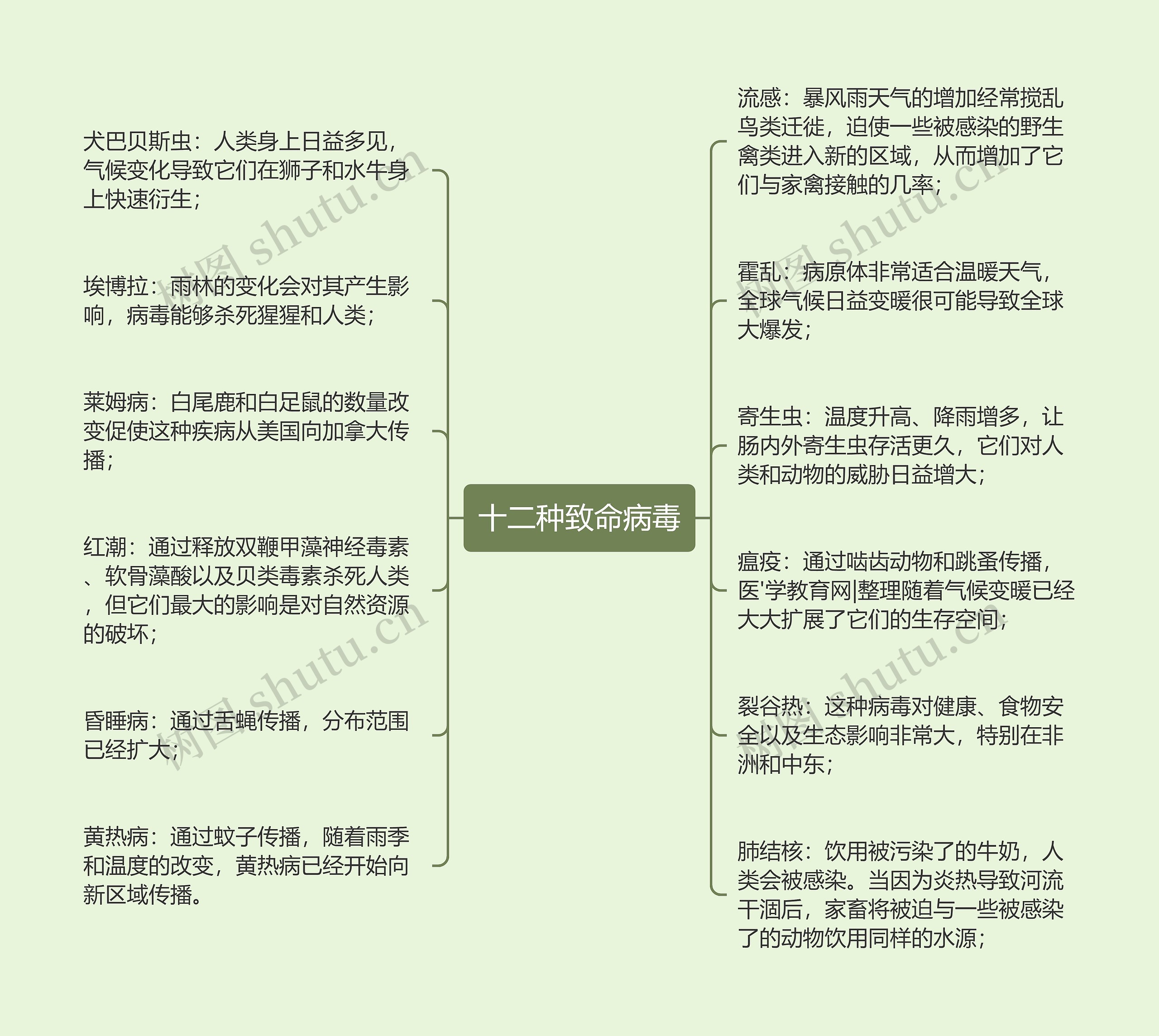 十二种致命病毒 十二种致命病毒