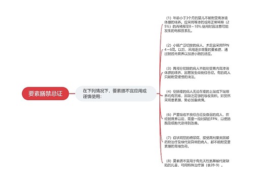 要素膳禁忌证