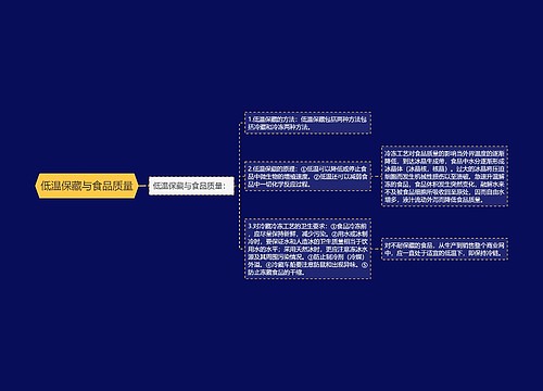 低温保藏与食品质量