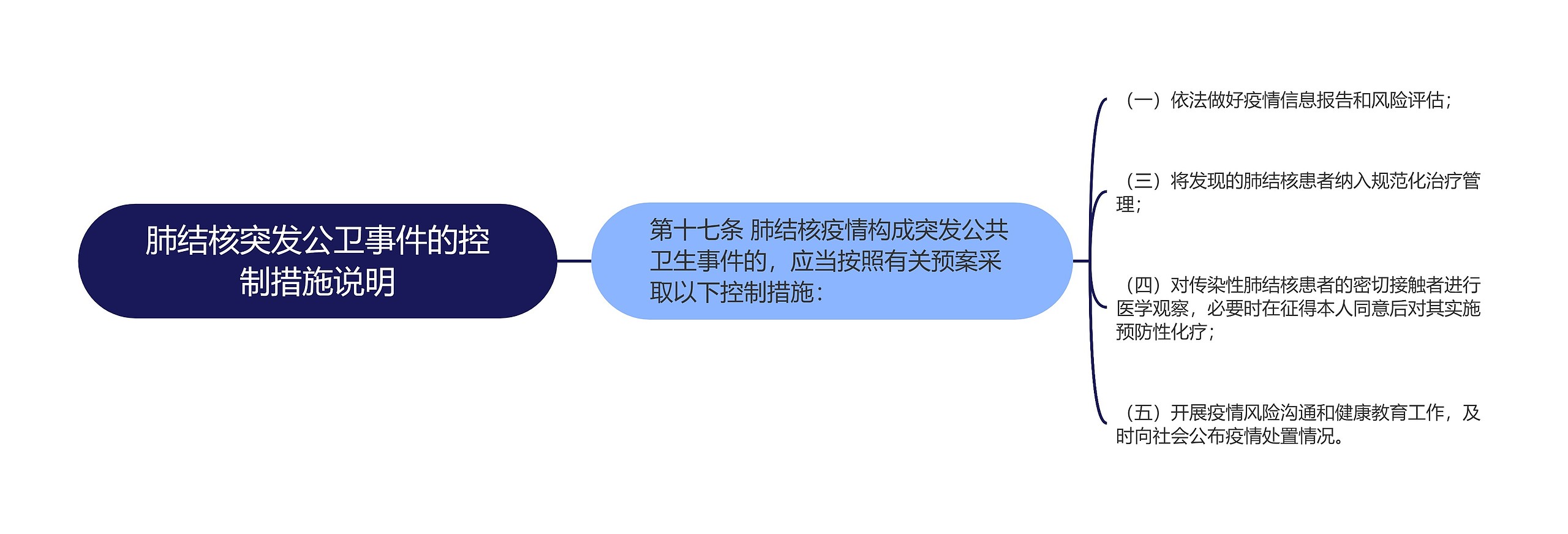 肺结核突发公卫事件的控制措施说明思维导图