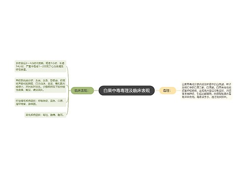 白果中毒毒理及临床表现