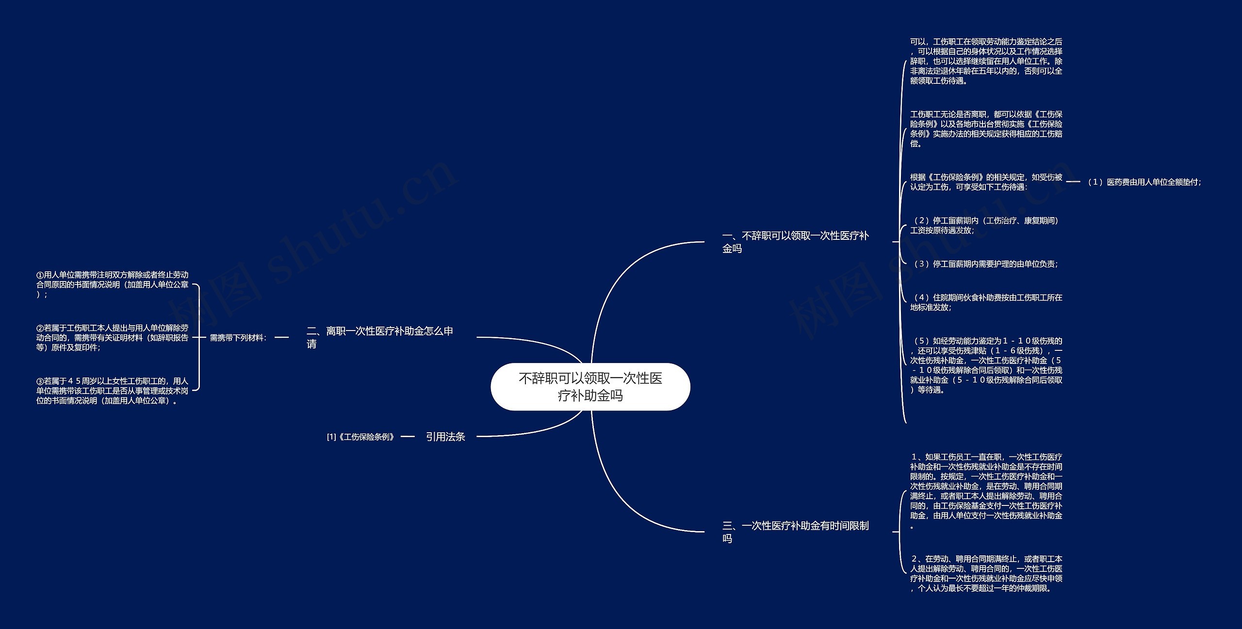 不辞职可以领取一次性医疗补助金吗