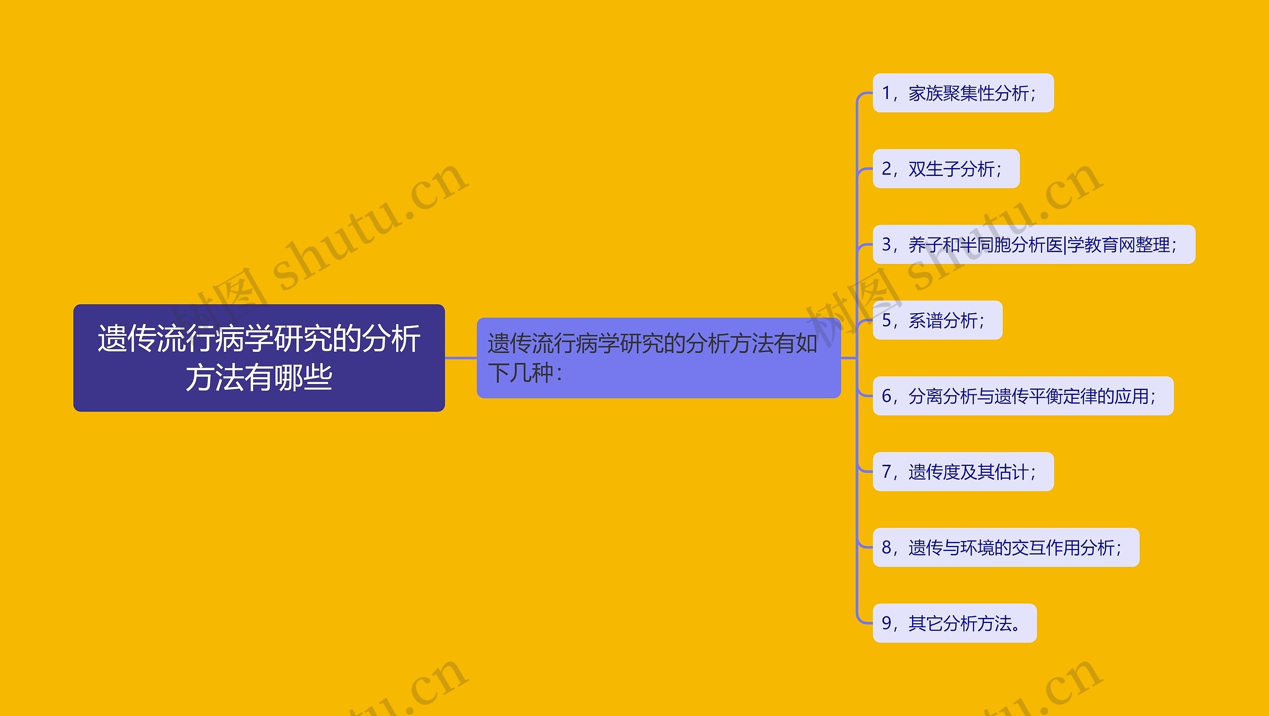 遗传流行病学研究的分析方法有哪些 遗传流行病学研究的分析方法有哪些