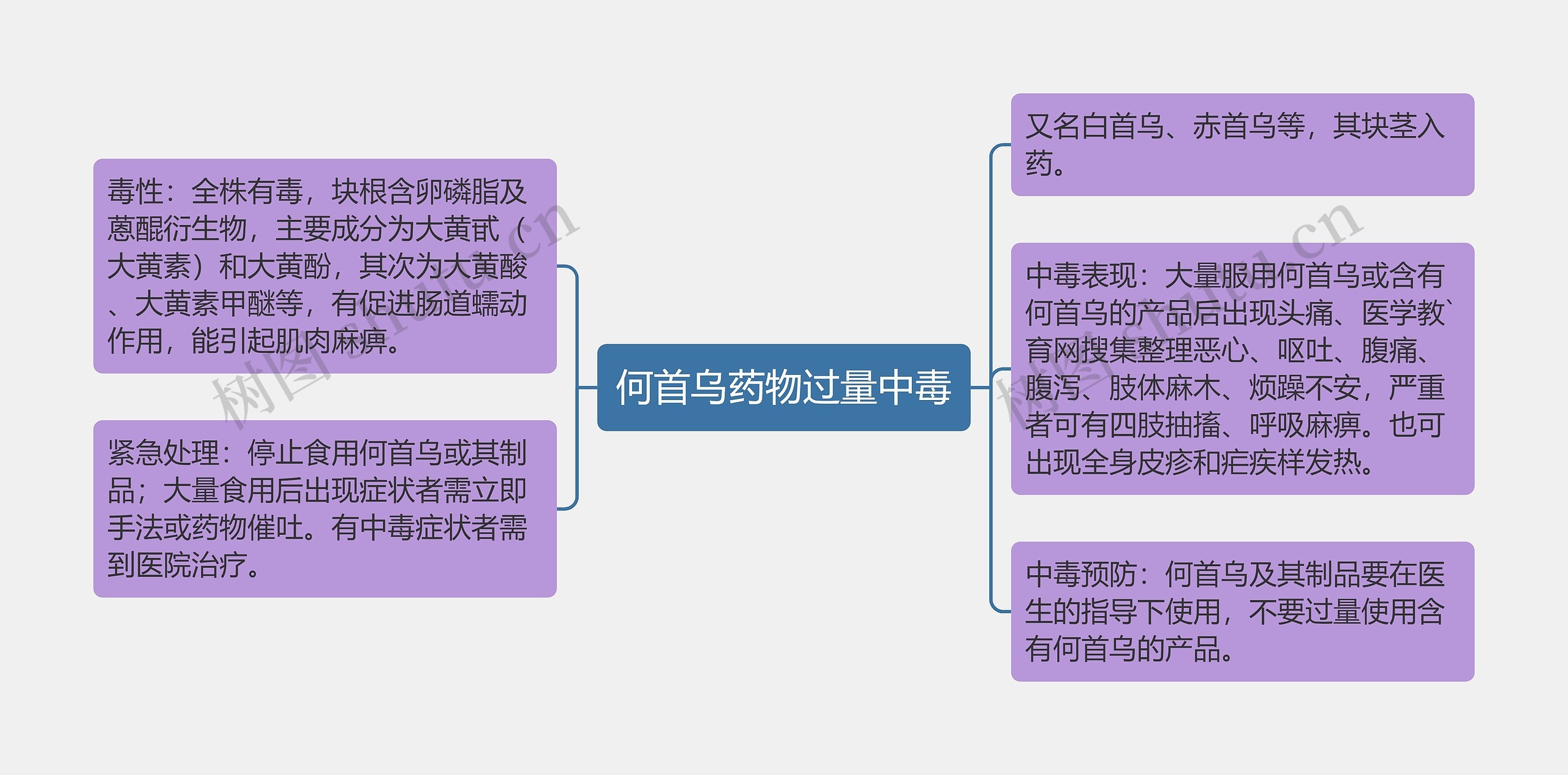 何首乌药物过量中毒