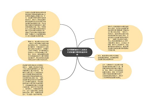 如何理解被执行人加倍支付迟延履行期间的债务利息