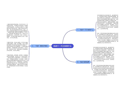 伪造十一万欠条是什么