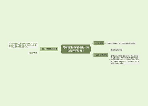 葡萄糖注射液的鉴别--药物分析学知识点