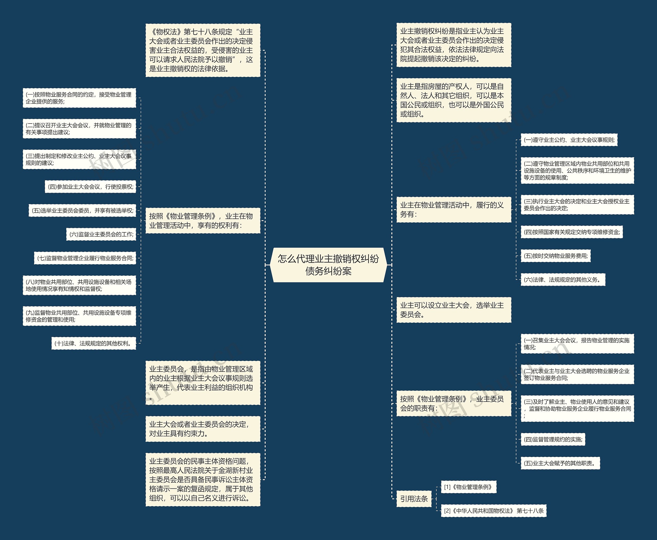 怎么代理业主撤销权纠纷债务纠纷案