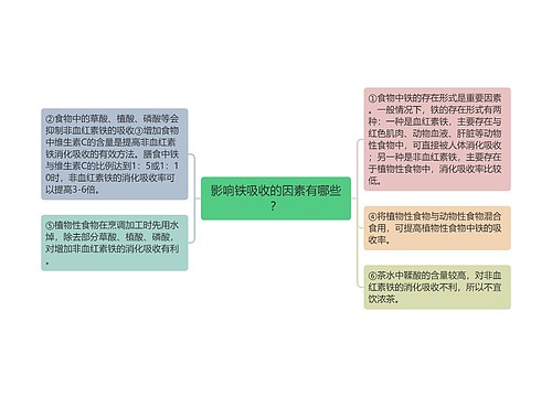 影响铁吸收的因素有哪些？