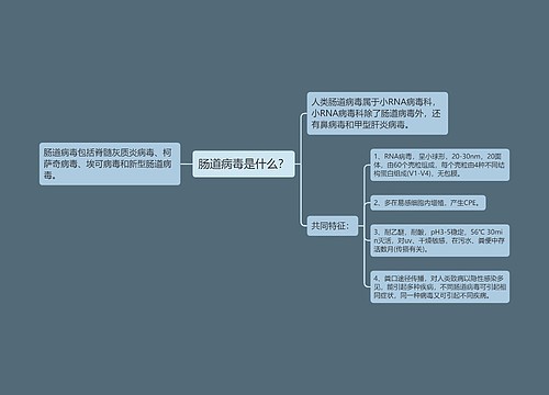 肠道病毒是什么？