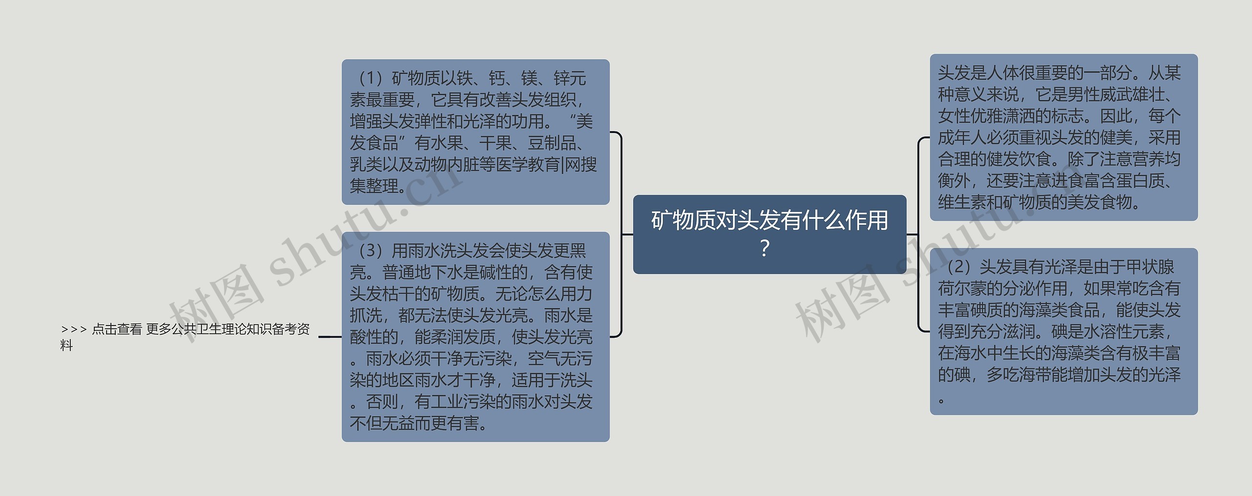 矿物质对头发有什么作用？思维导图