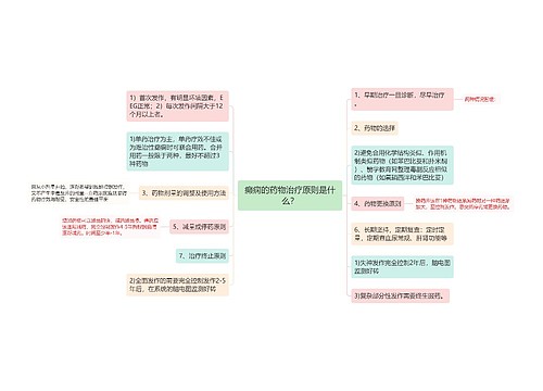 癫痫的药物治疗原则是什么？