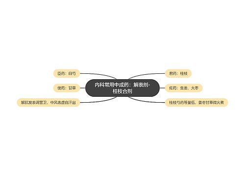 内科常用中成药：解表剂-桂枝合剂