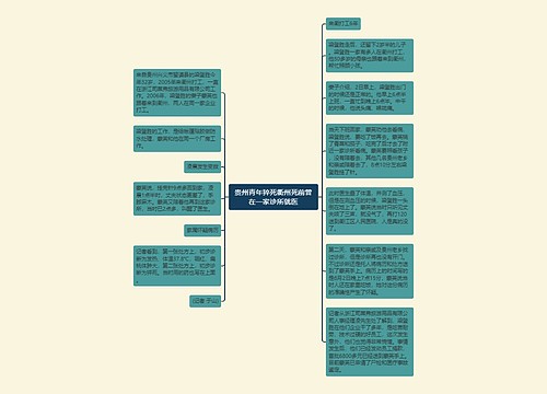 贵州青年猝死衢州死前曾在一家诊所就医