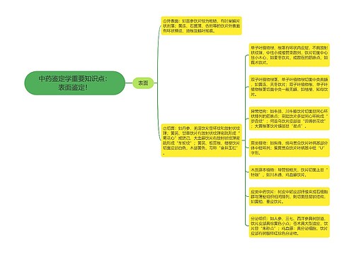 中药鉴定学重要知识点：表面鉴定！