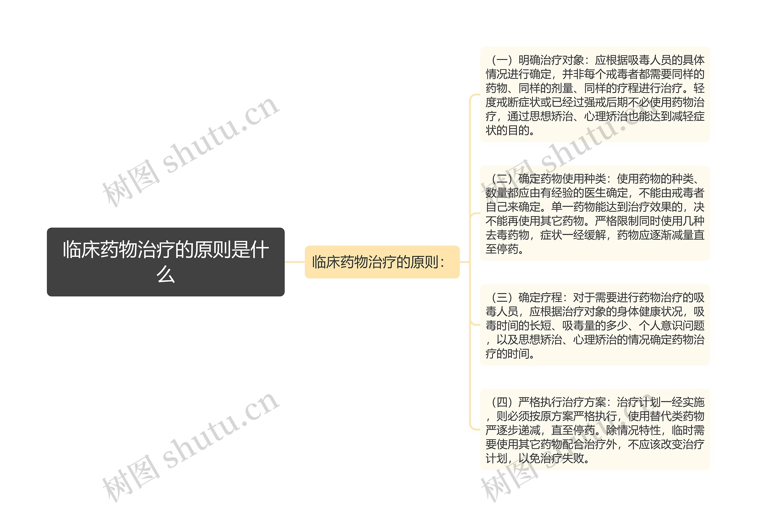 临床药物治疗的原则是什么思维导图