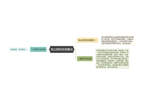 铝尘肺的检查要点