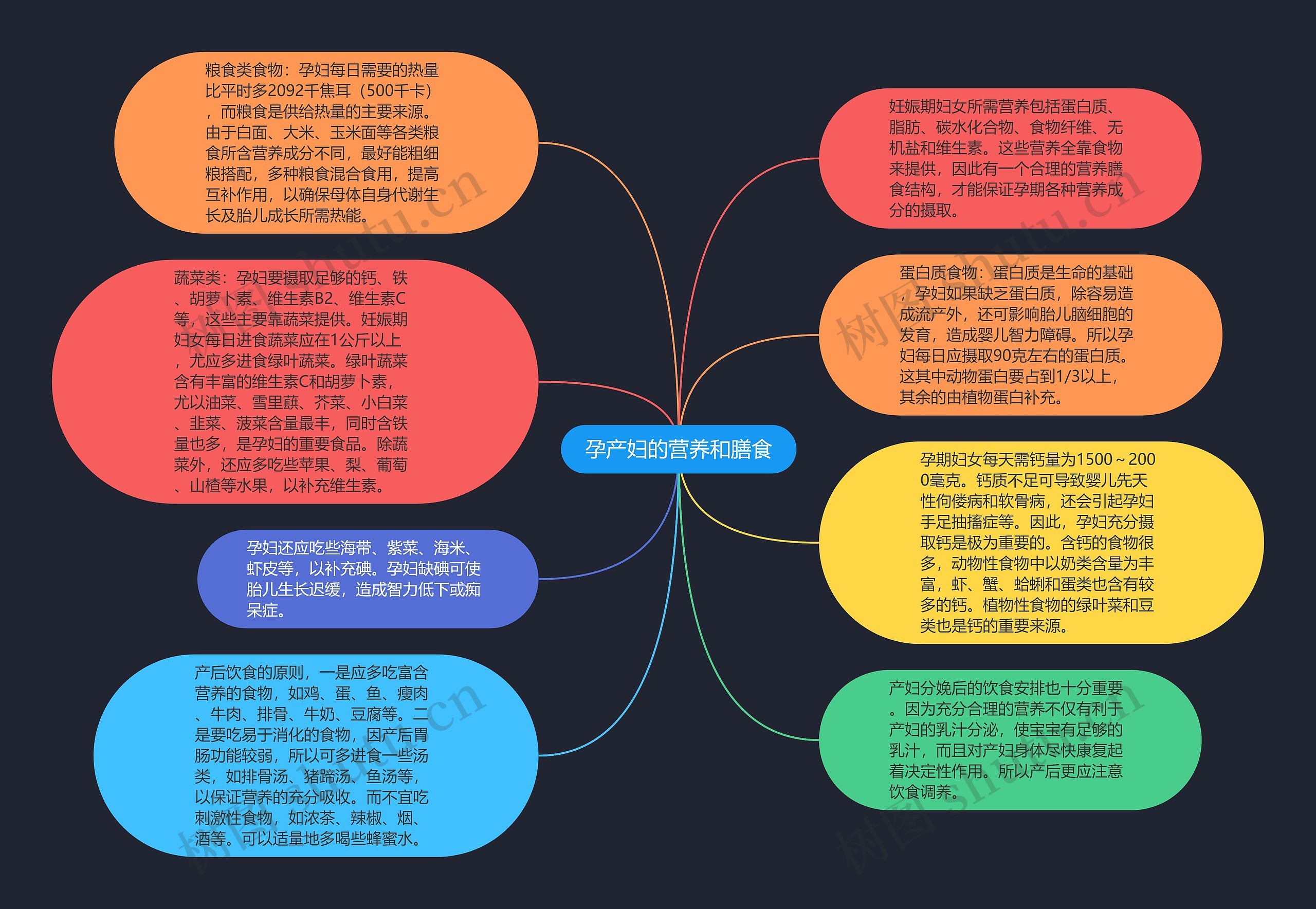 食品健康思维导图图片