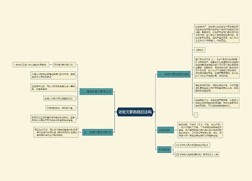 老板欠薪跑路犯法吗