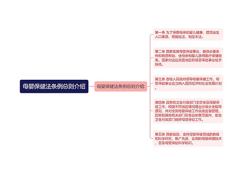 母婴保健法条例总则介绍