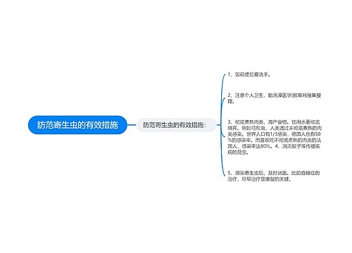 防范寄生虫的有效措施