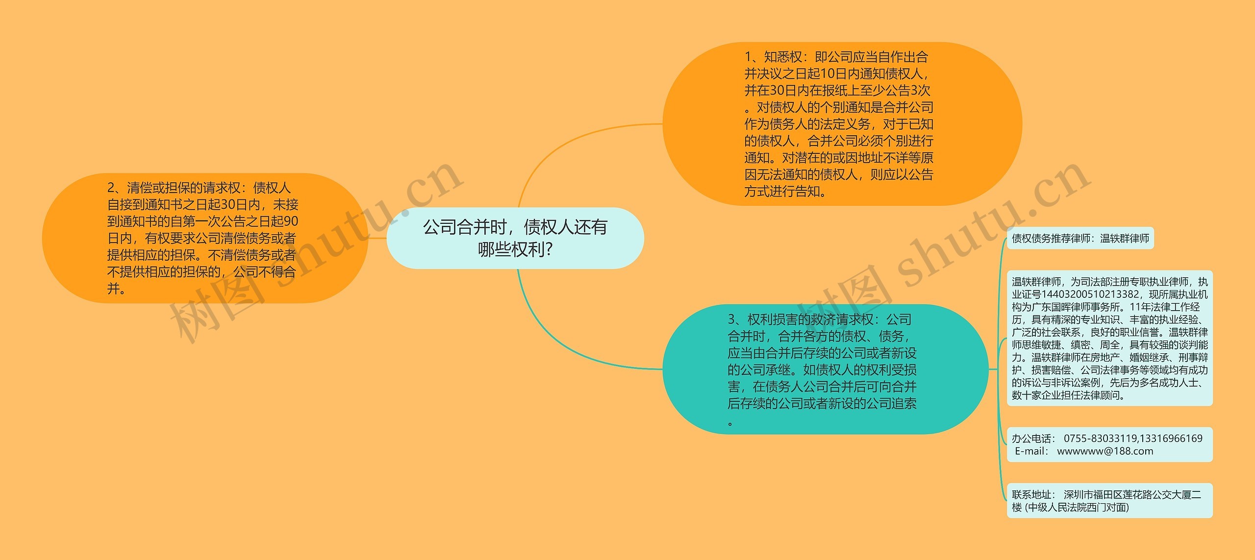 公司合并时，债权人还有哪些权利?