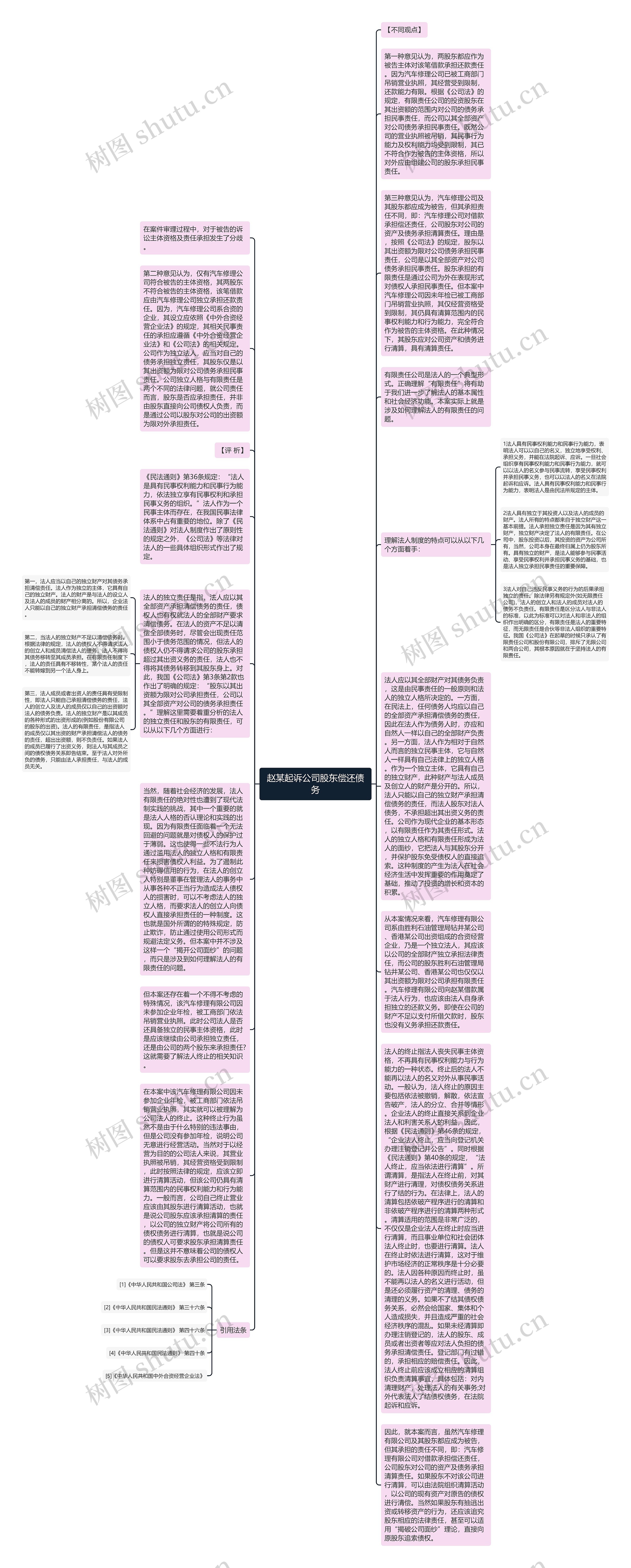 赵某起诉公司股东偿还债务