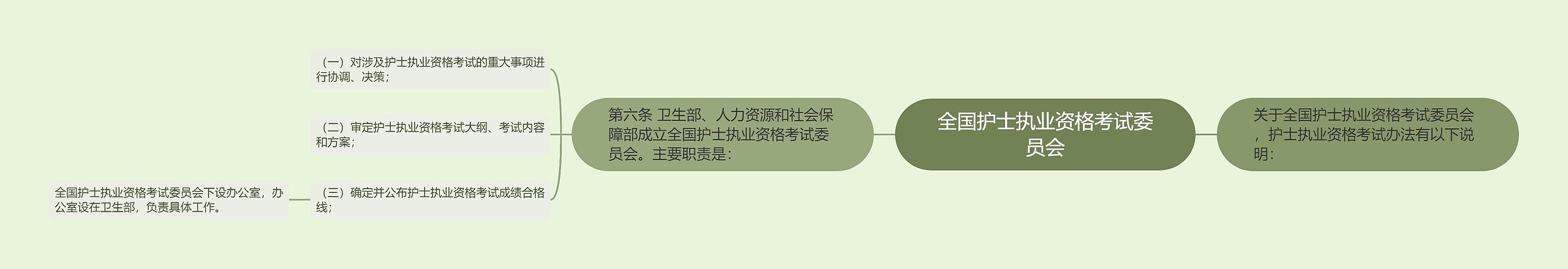 全国护士执业资格考试委员会思维导图