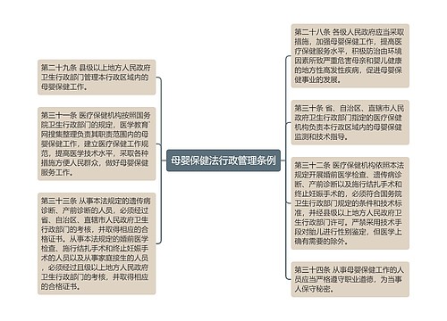 母婴保健法行政管理条例