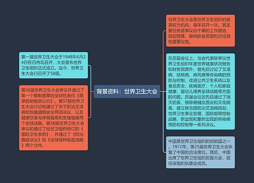 背景资料：世界卫生大会