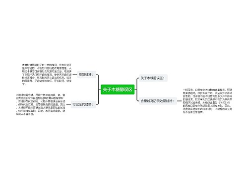 关于木糖醇误区