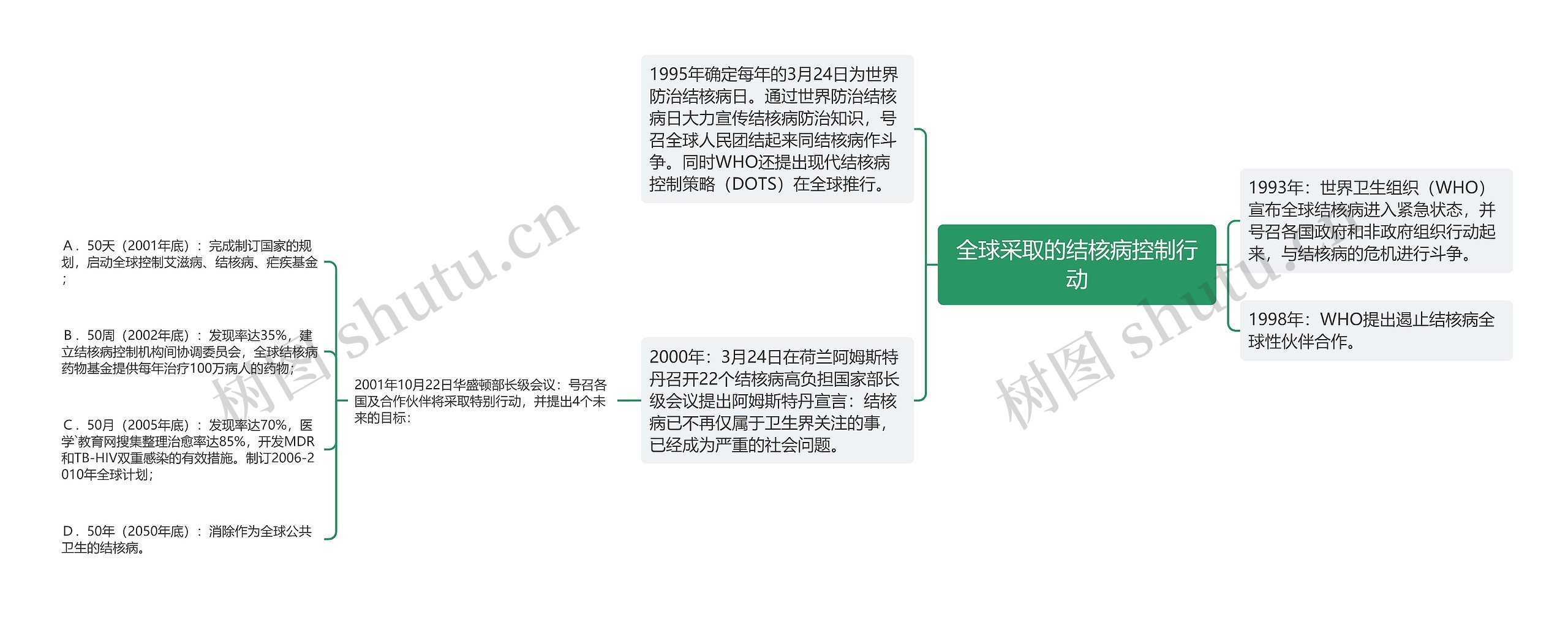 全球采取的结核病控制行动