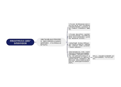 药物治疗学知识点-血管扩张药的作用机制