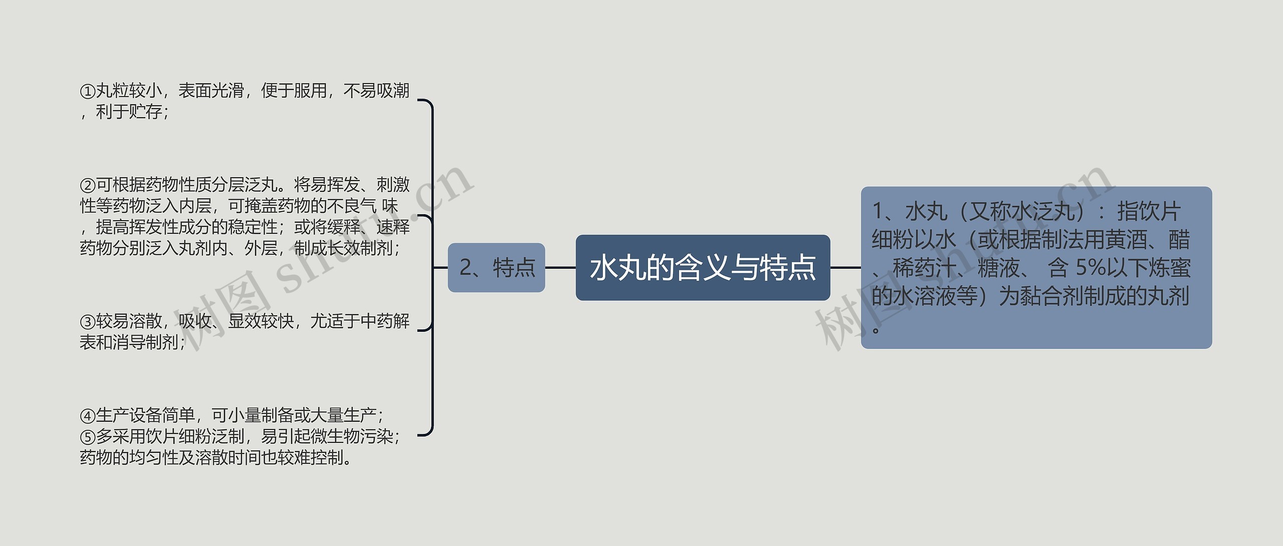 水丸的含义与特点