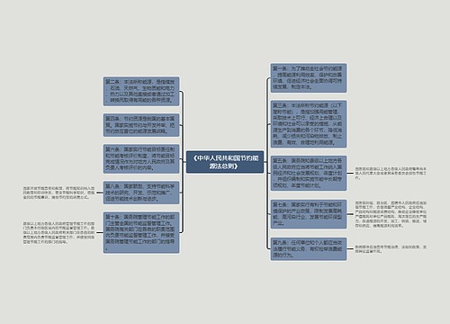 《中华人民共和国节约能源法总则》