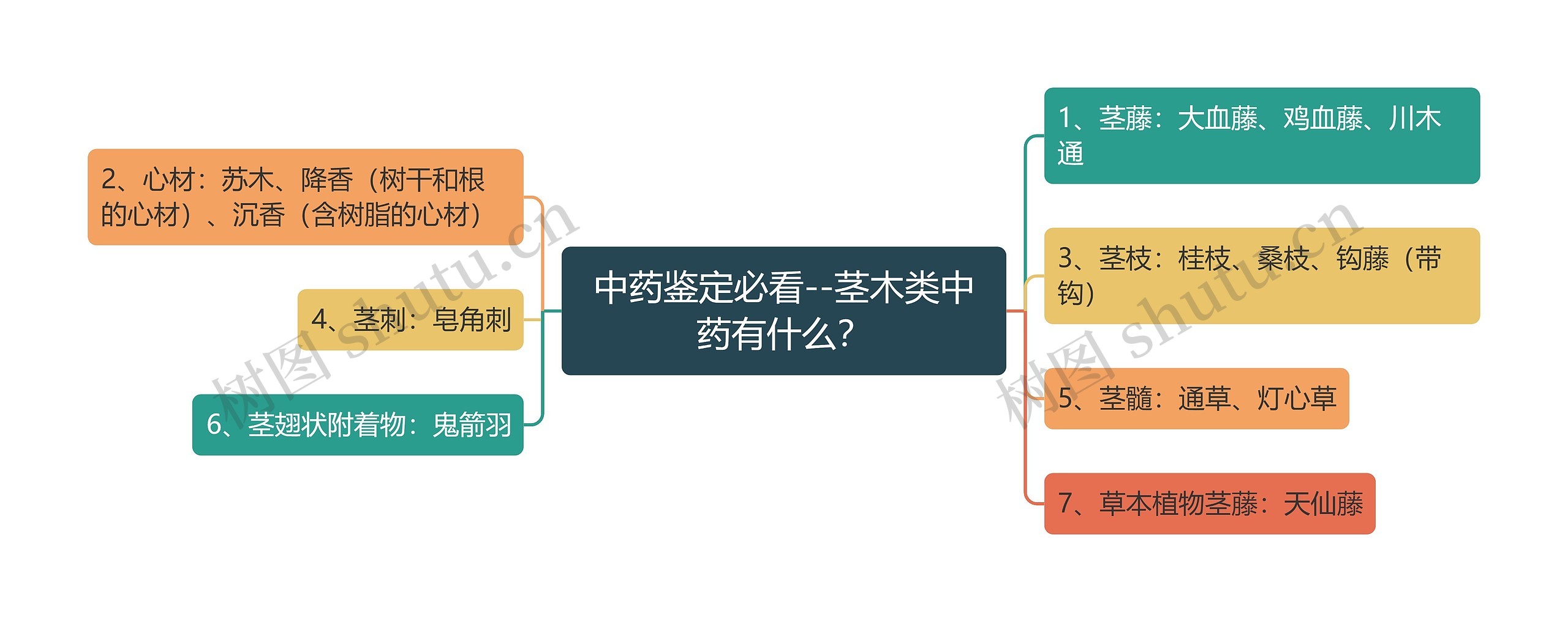 中药鉴定必看--茎木类中药有什么？