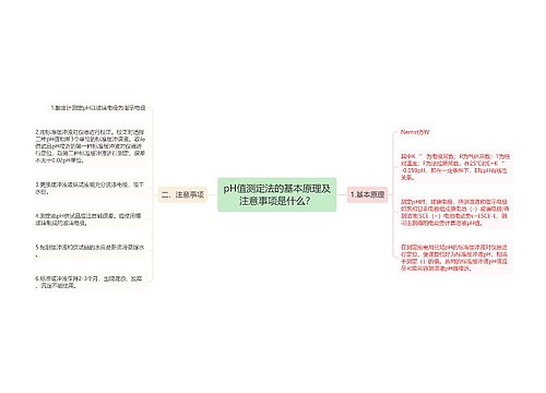 pH值测定法的基本原理及注意事项是什么？