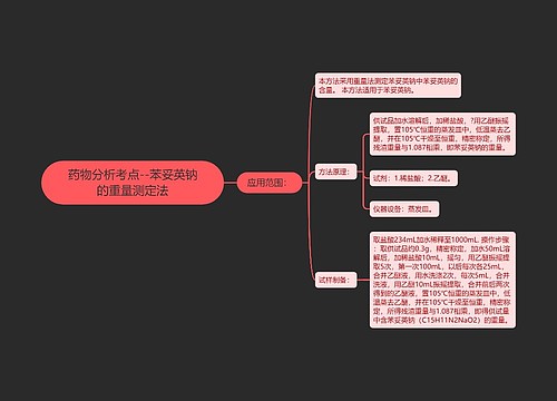 药物分析考点--苯妥英钠的重量测定法