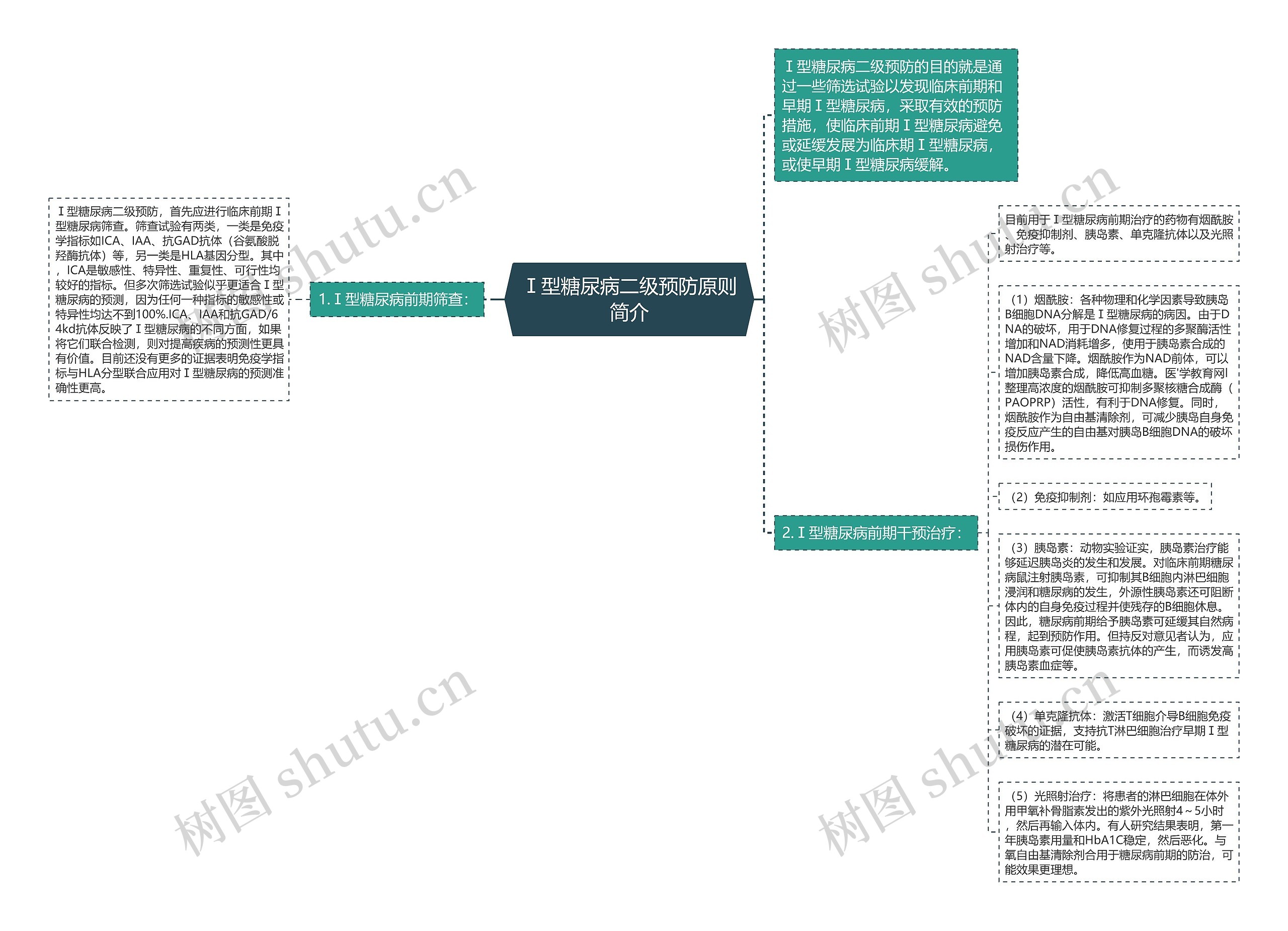 Ⅰ型糖尿病二级预防原则简介