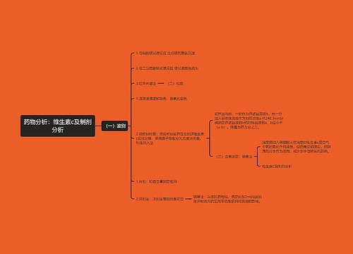 药物分析：维生素c及制剂分析