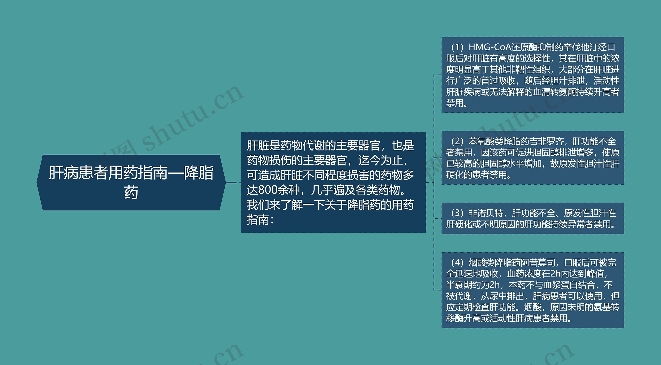 肝病患者用药指南—降脂药 肝病患者用药指南—降脂药