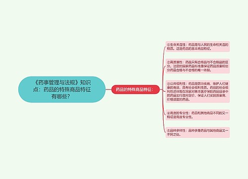 《药事管理与法规》知识点：药品的特殊商品特征有哪些？