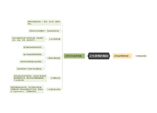 卫生政策的制定